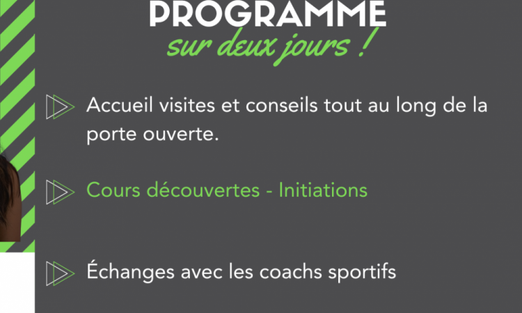 Portes ouvertes de votre salle de sport Le Repère Pont de Vaux les 2 & 3 septembre