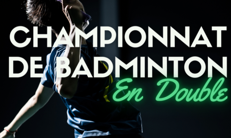 Championnat de badminton en double tous les mardis dans votre centre sportif Le Repère Pont de Vaux