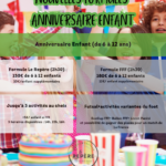 Nouvelles formules Anniversaire Enfant