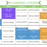Planning des cours collectifs du 26 au 30 décembre dans votre salle de fitness à Pont de Vaux