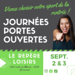 Portes ouvertes de votre salle de sport Le Repère Pont de Vaux les 2 & 3 septembre