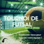 Tournoi de futsal dans votre complexe de loisirs Le Repère Pont de Vaux - Vendredi 16 décembre